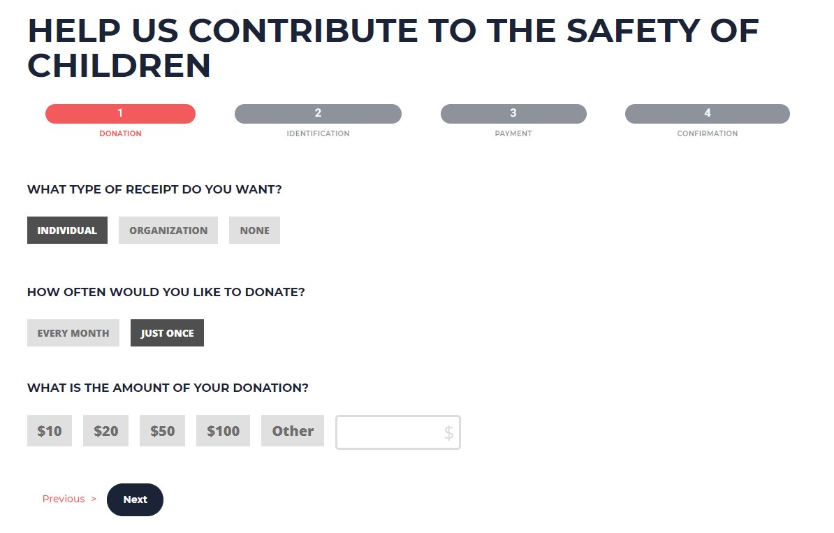 Enable The One-step Donation Option On Your Website – Help Centre