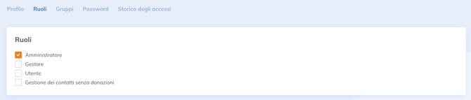 Modifica di un ruolo