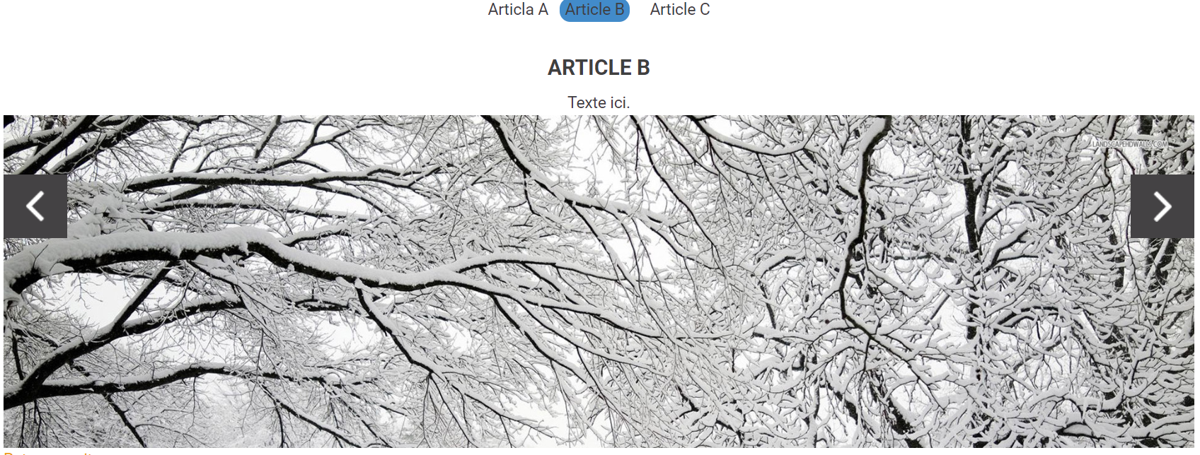 Slider in Full-width block mode