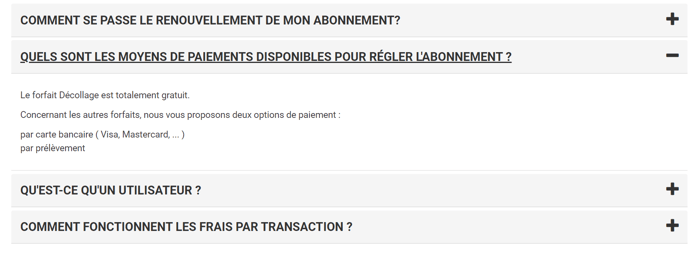 Mode Accordéon