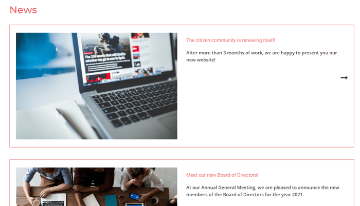Blog mode